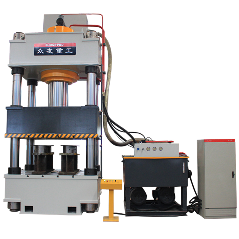 630噸不帶下頂缸四柱油壓機