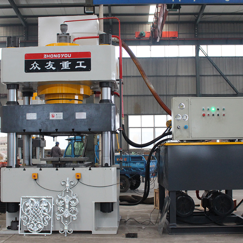 500噸壓花切花四柱油壓機(jī) 500T門(mén)框壓花金屬成型油