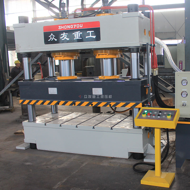 不銹鋼蓋板四柱油壓機中液壓系統(tǒng)的技術(shù)應(yīng)用