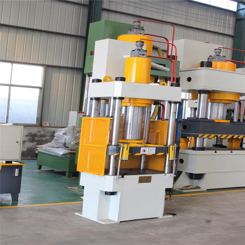 100噸三梁四柱帶防護網液壓機