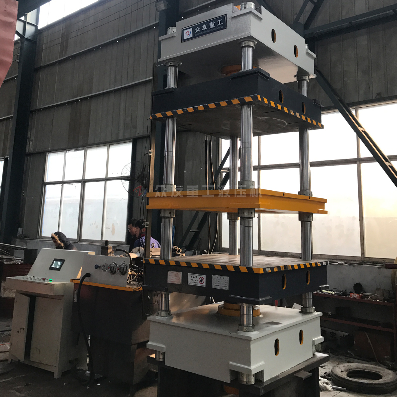 100噸五梁四柱雙動防火板專用液壓機(jī)